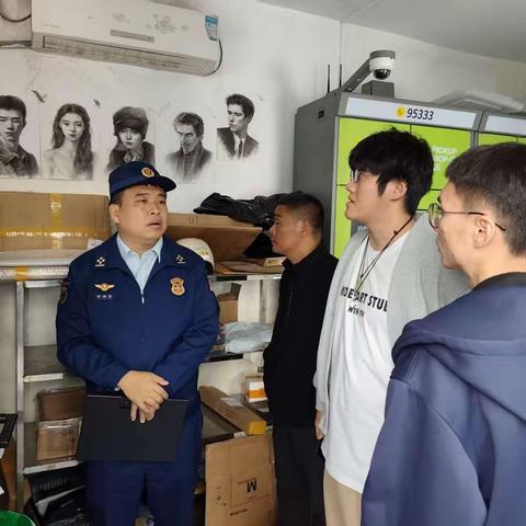 龙华区消防救援大队对辖区海口龙华山屿海美术培训学校开展火灾隐患“回头看”复查工作