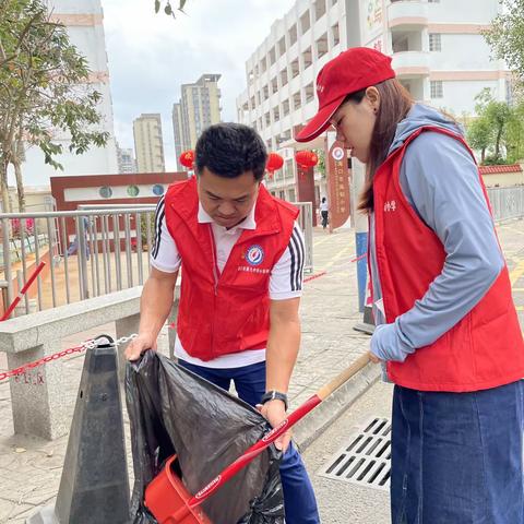文明实践 志愿同行——海口市海甸小学开展2024年新时代文明实践志愿服务活动