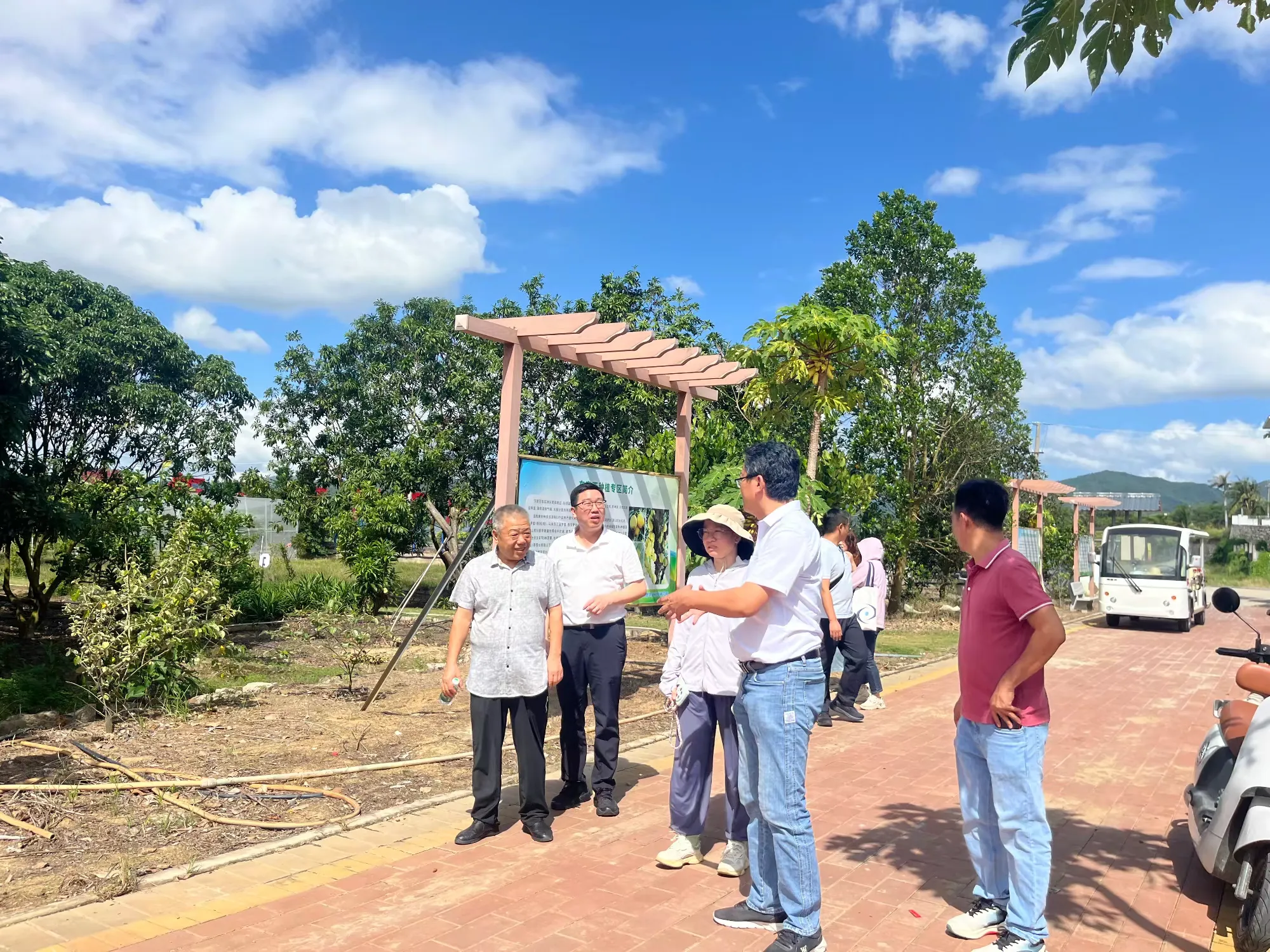 简篇-三亚经济研究院郭强院长一行莅临三亚市热科院崖州基地座谈交流