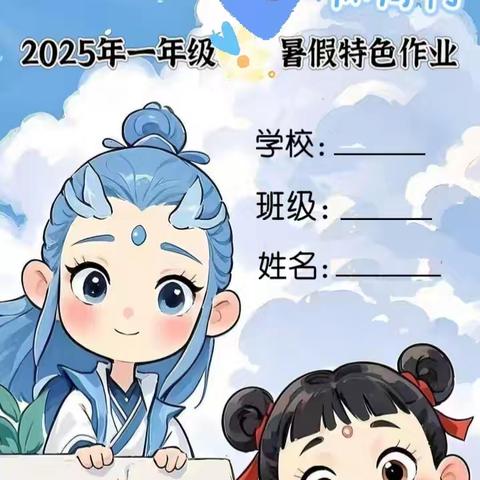 缤纷夏日 与你同行 三友小学一年级暑假特色作业
