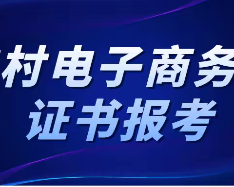 农村电子商务师证书到手后怎么使用？