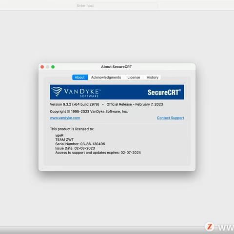 专业终端ssh工具：SecureCRT激活版附注册码