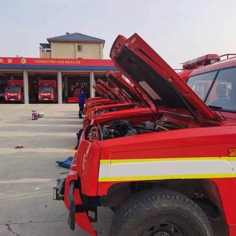 【临沂支队】森林大队开展执勤车辆换季保养工作，筑牢冬季执勤战备基础