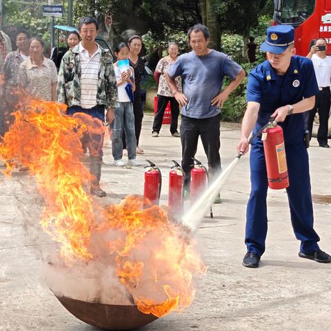 莲花塘乡：党建引领筑防线 消防入户保平安