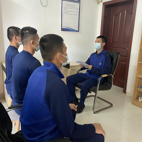 新训大队组织开展心理访谈工作--2022年新训系列报道（21）