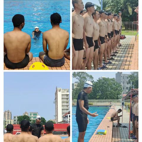 “游”刃有余·“泳”往直前丨新训大队扎实开展游泳技能训练