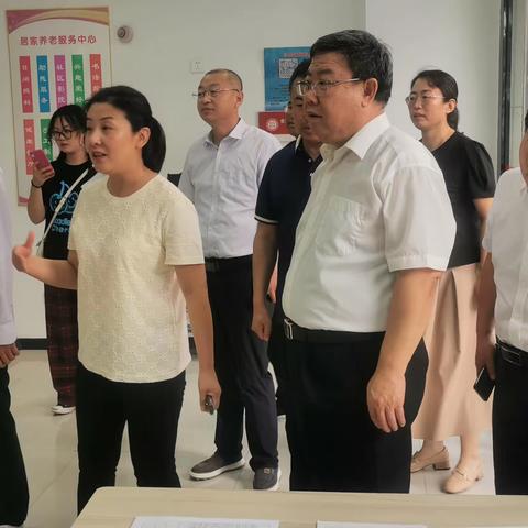 省残联副理事长刘永琪一行领导莅临 宣化区残疾人居家托养服务中心调研指导