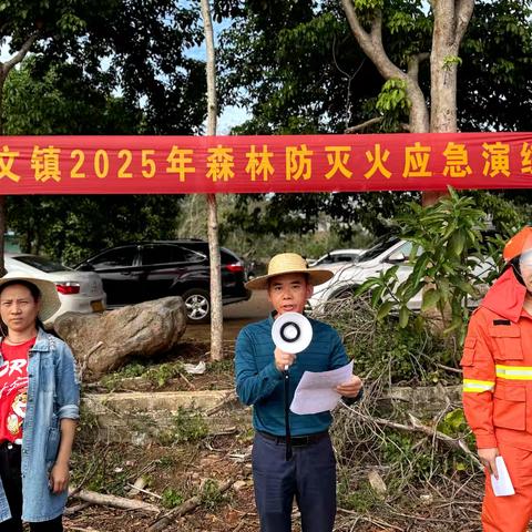 多文镇：联合演练真烟实火 淬炼森林灭火“硬实力”
