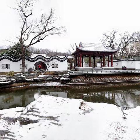 2023年第一场雪……梅花山