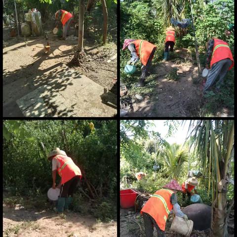 坚决打赢卫生持久战 新村村开展爱国卫生运动大扫除活动