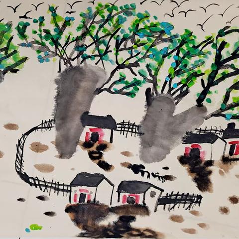 2月14小北路国画课，情人节献礼