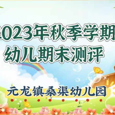 科学测评 快乐成长——元龙镇桑渠幼儿园期末综合素质评价活动