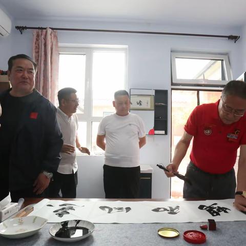 墨韵润乡土 丹青助振兴 ，书画名家走进井陉梅庄村 共赴五一文化之约摄影纪实