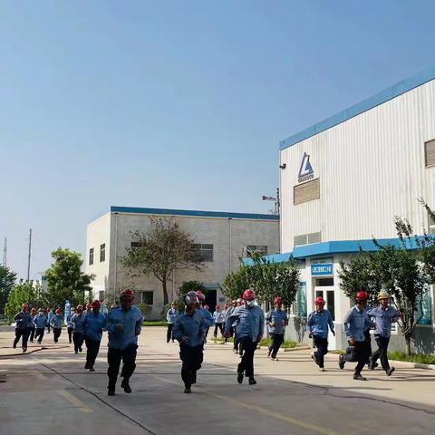 生产管理室组织召开2023年氯碱厂防汛应急现场演练