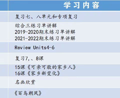 枣庄市实验学校线上学习期间二年级学生学习生活指导