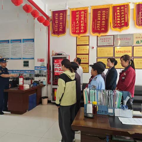 扶风县消防救援大队开展高层住宅物业消防安全培训