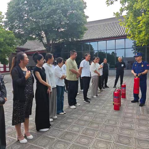 以练筑防守文脉 消防安全护古刹——扶风县消防救援局走进法门寺博物馆开展消防演练