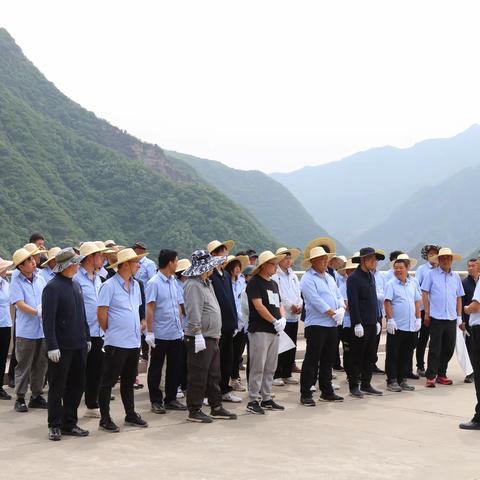 争当护水先锋 保障水质安全——金盆水库分公司开展节水护水主题党日活动