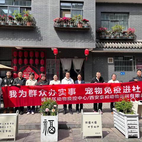 【德福巷社区新时代文明实践站】针心针意护萌犬  苗筑屏障睦邻安