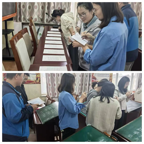 “锤炼基本功，翰墨育新人” ——东施古镇初级中学教师钢笔字、粉笔字比赛活动纪实