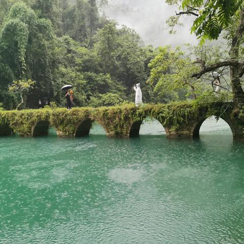 美丽的荔波小七孔景区