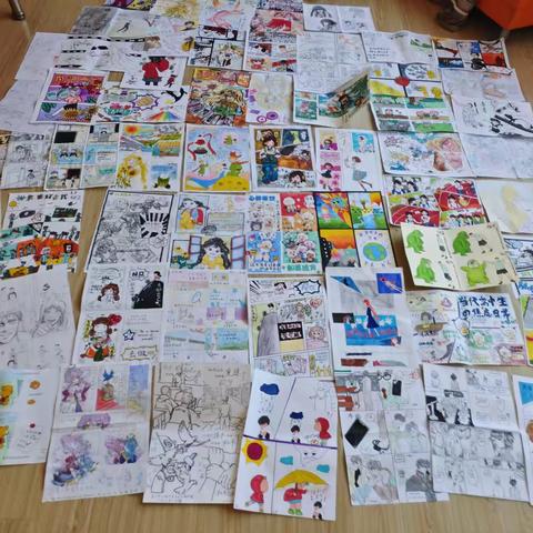 滨州市第一中学第三届心理漫画大赛优秀作品展示