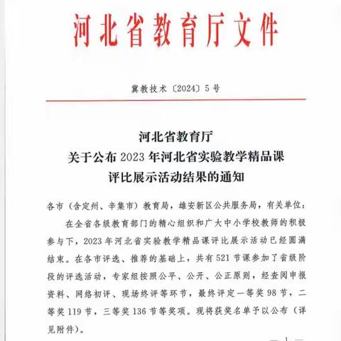 生物名师携手，省级荣誉闪耀——我们的实验精品课之路