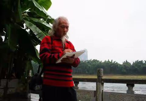 大美江南水乡彩墨山水画 刘武宏