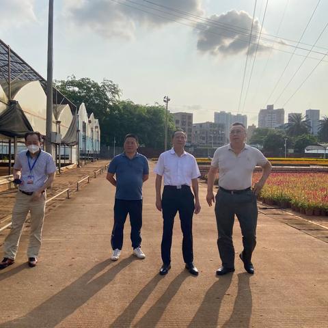 市园林环卫局岳新宏四级调研员带队至市公共绿化管理所开展五一节前安全生产检查工作