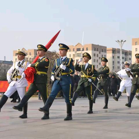 护旗迎元旦，新年启华章——武安市退役军人事务局举行2026年元旦升国旗仪式