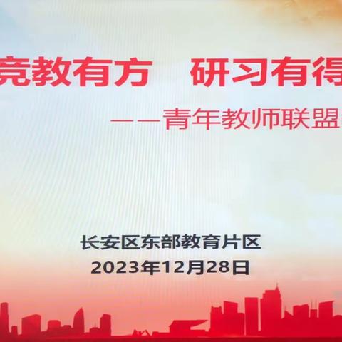 竞教有方 研习有得——东部教育片区“青年教师联盟教研”活动