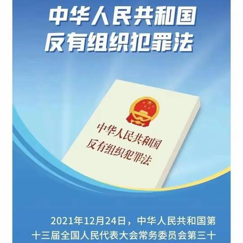 【校园普法】知法于心，守法于行——大邱庄中学《反有组织犯罪法》普法宣传