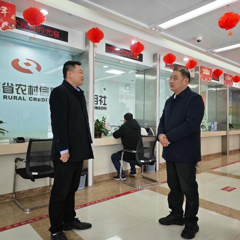 市农信办党组深入基层督导安全生产及“开门红”工作
