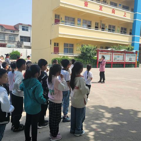 生命至上 安全第一——淇县高村镇花营中心小学开展紧急疏散演练