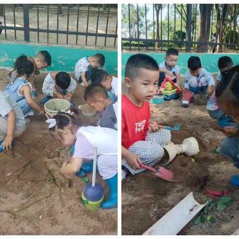 沙水区——萌宝戏沙水