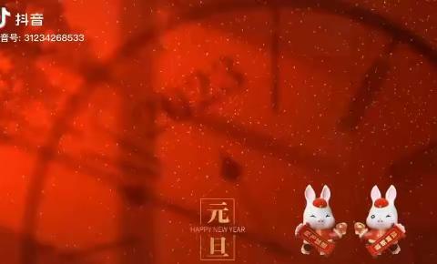 “贴心祝福庆元旦，温暖开启卯兔年” ——三中附小一年二班的小兔子们给全市人民拜新年啦 ！