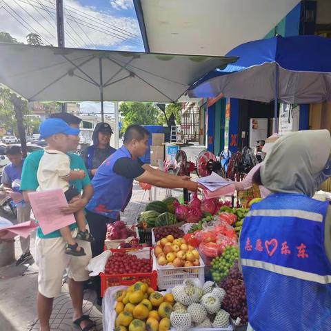 团黄流镇委开展登革热防治宣传志愿服务活动