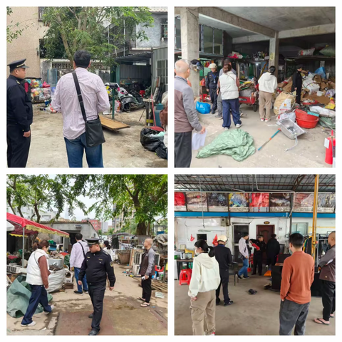 滨江街道开展再生资源回收点联合检查 筑牢安全防线