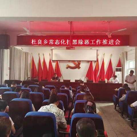 杜良乡召开常态化扫黑除恶工作推进会
