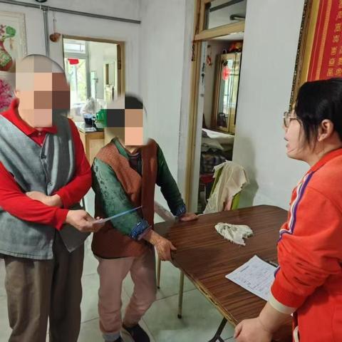 贴心服务零距离 入户走访暖民心