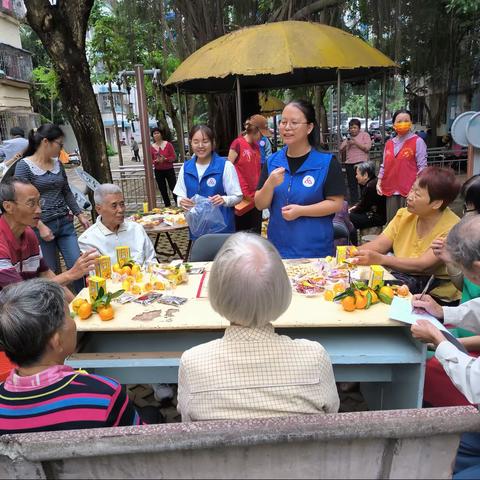【琼山基层治理】“爱在邻里间”国兴街道邻里互助支持项目“邻里共商，和谐互助”社区流动茶铺活动