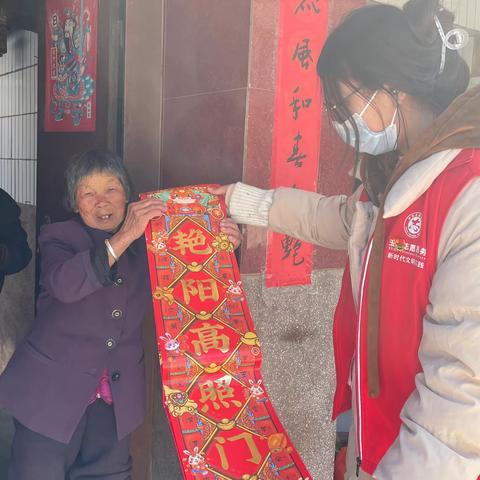 赵桅社区党群服务中心开展“玉兔贺岁·迎春送福”初心合伙人主题系列活动