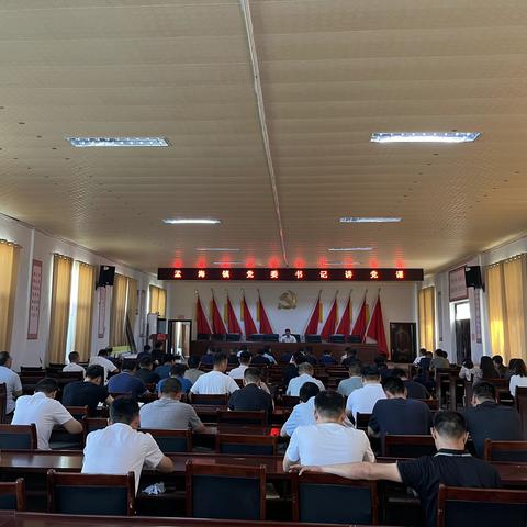 定陶区孟海镇：孟海镇召开“红心向党庆七一”支部书记讲党课