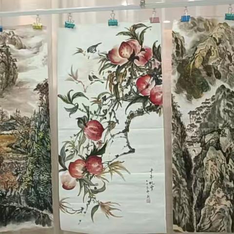 鸟语花香 山水舒情---泸州市老研会举办徐进兰个人专场画展