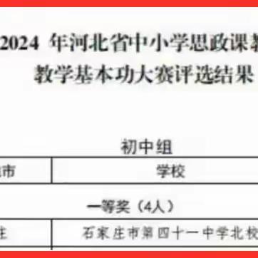 石家庄市第四十一中学北校 上好“大思政课”，打好育人底色