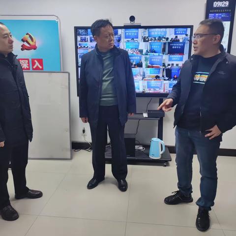 市应急管理局到肥乡区督导值班值守、人员精神面貌和在线报警情况