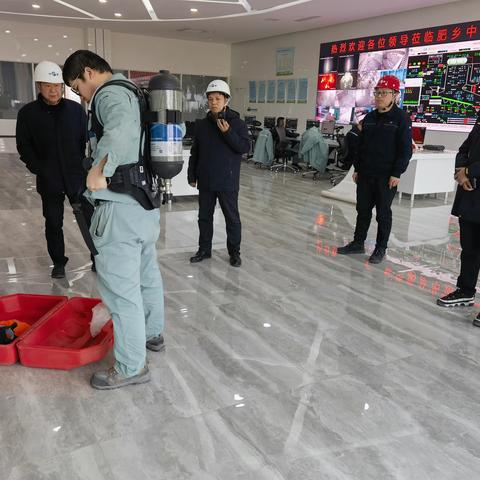 市应急管理局监察五处处长邢军带队到中懋环境科技有限公司督导安全生产工作