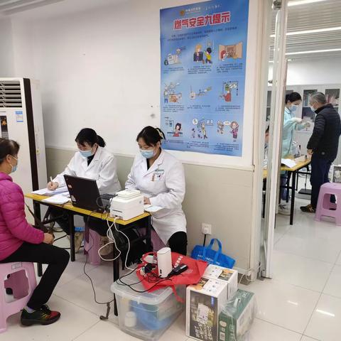 爱心义诊进社区---创业社区65岁以上老年人免费体检