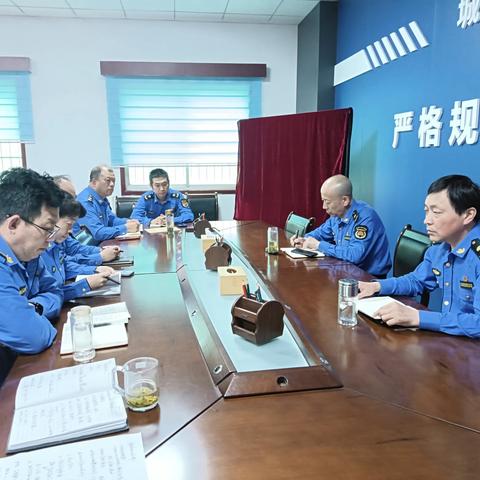 二支队传达学习“5月9日”总队专题会议精神