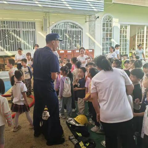 119消防宣传月——新生小型站“新生第二幼儿园安全教育演练”活动